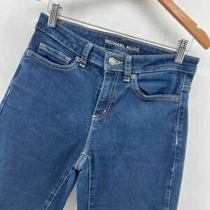 Michael Kors Izzy Skinny‎ Jeans Size 4 Dark Wash Denim